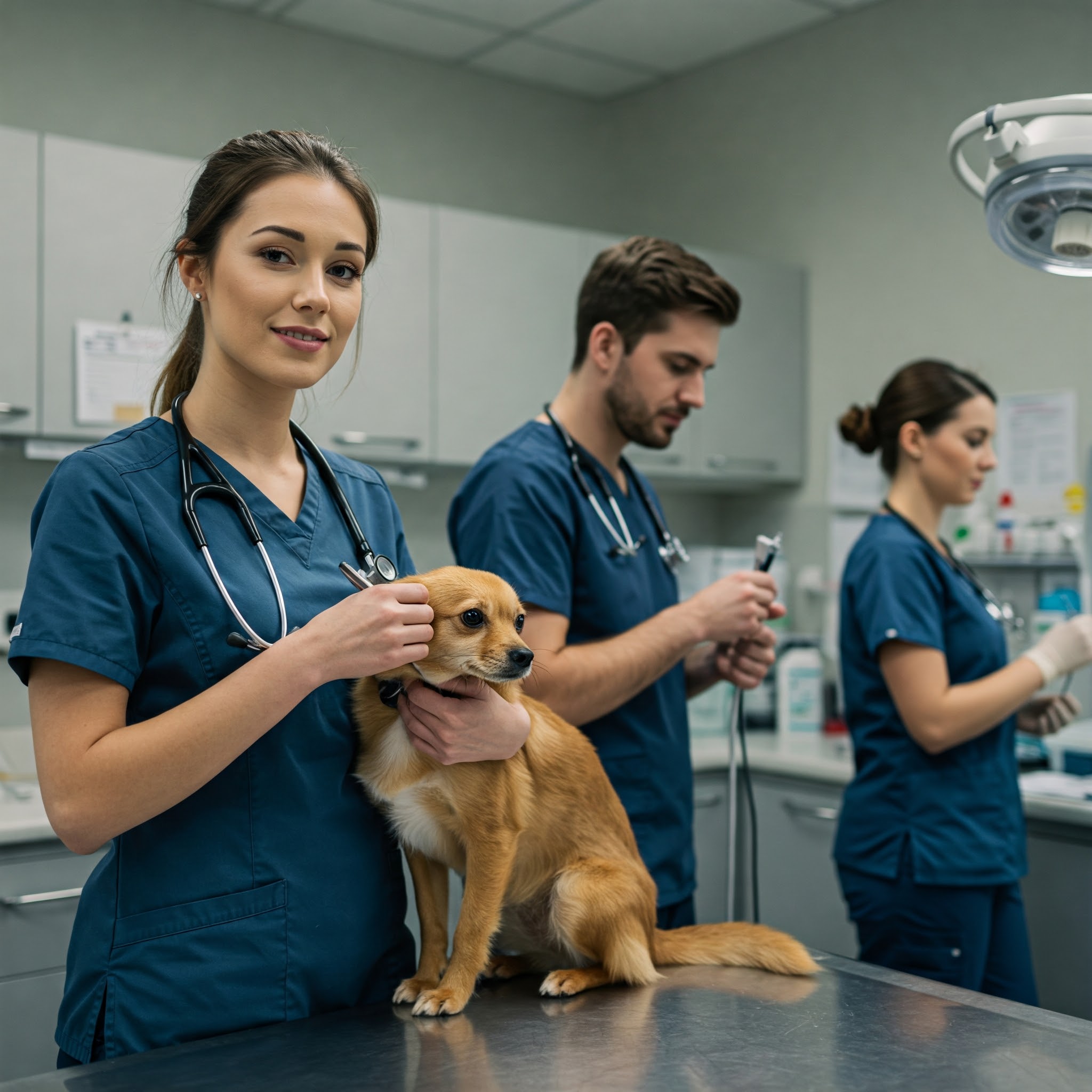 Equipo veterinario